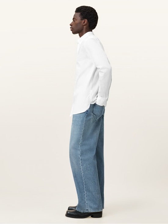 All Saints White Button-Down Shirt - Picture 9 of 11